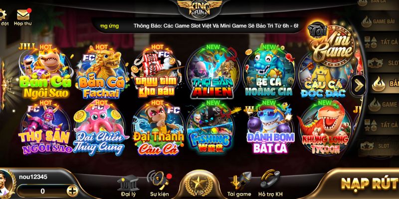 Kingfun ⭐️ King Fun - Cổng Game Bài Kingfun.com Uy Tín No 1 VN 34 Bắn cá săn xu cực chất